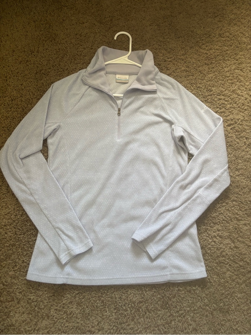 Columbia Women's Light Lavender Quarter-Zip Ski Fleece